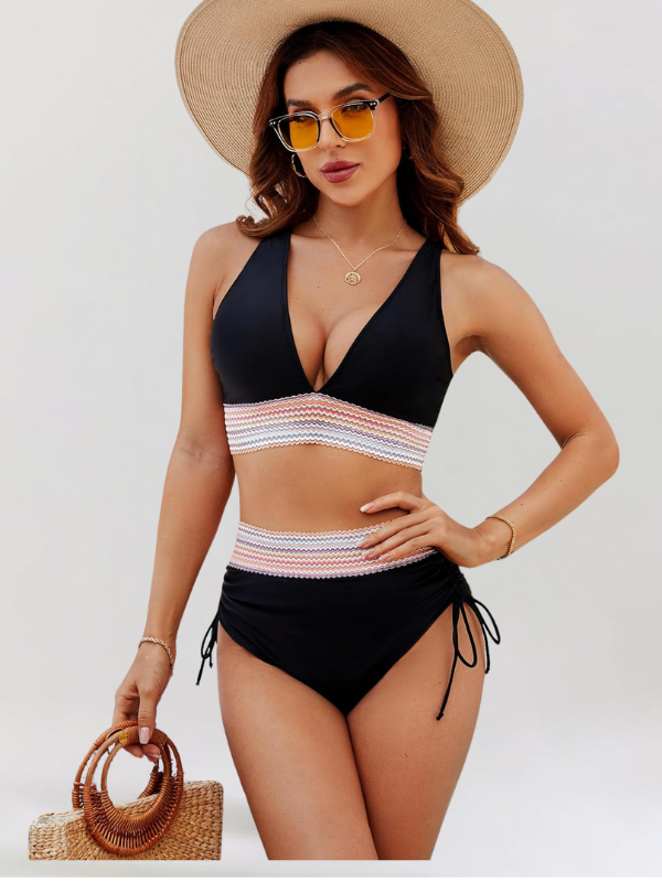 Isabella – High-Waisted Bikini Set with Tummy Control
