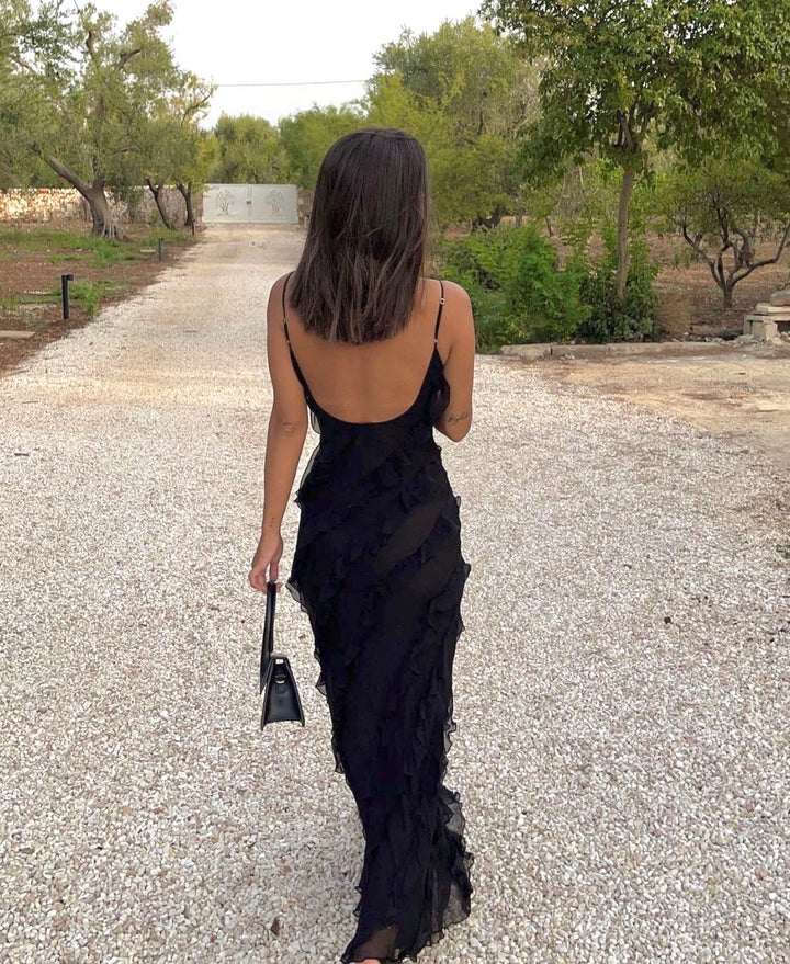 ZARA® DRESS WITH RUFFLES