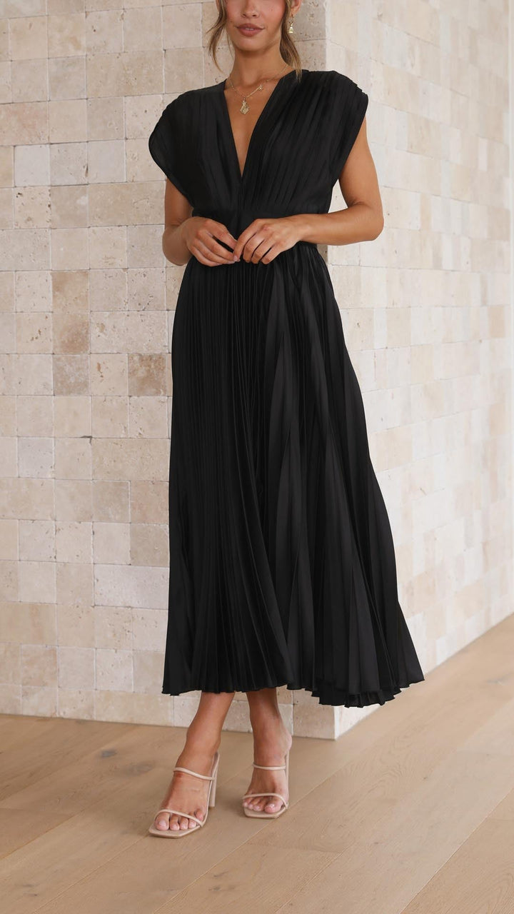 ALEXIS® ELEGANT PLEATED DRESS