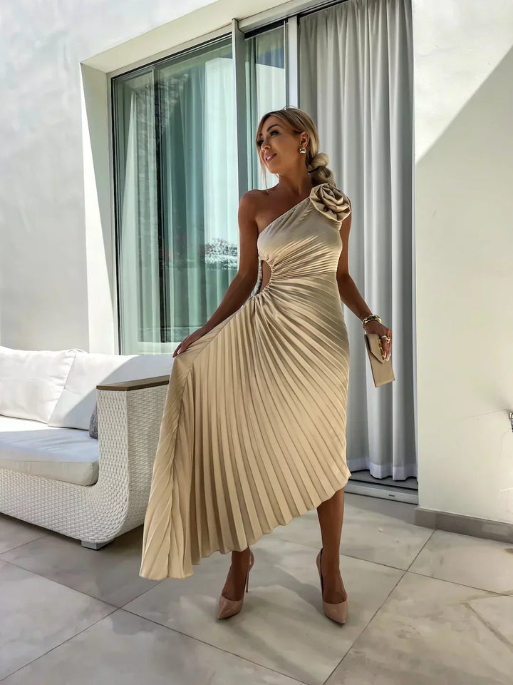 LIZBETH DRESS WITH ROMANTIC FLOWER