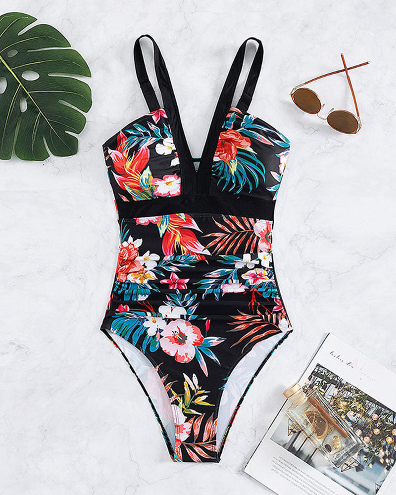 Stella - Chic Floral One-Piece