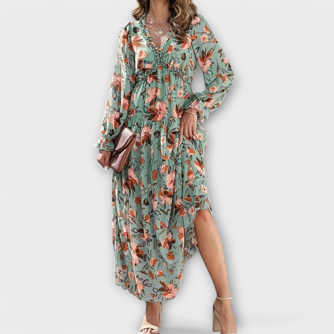 MILY | Elegant Floral Maxi Dress