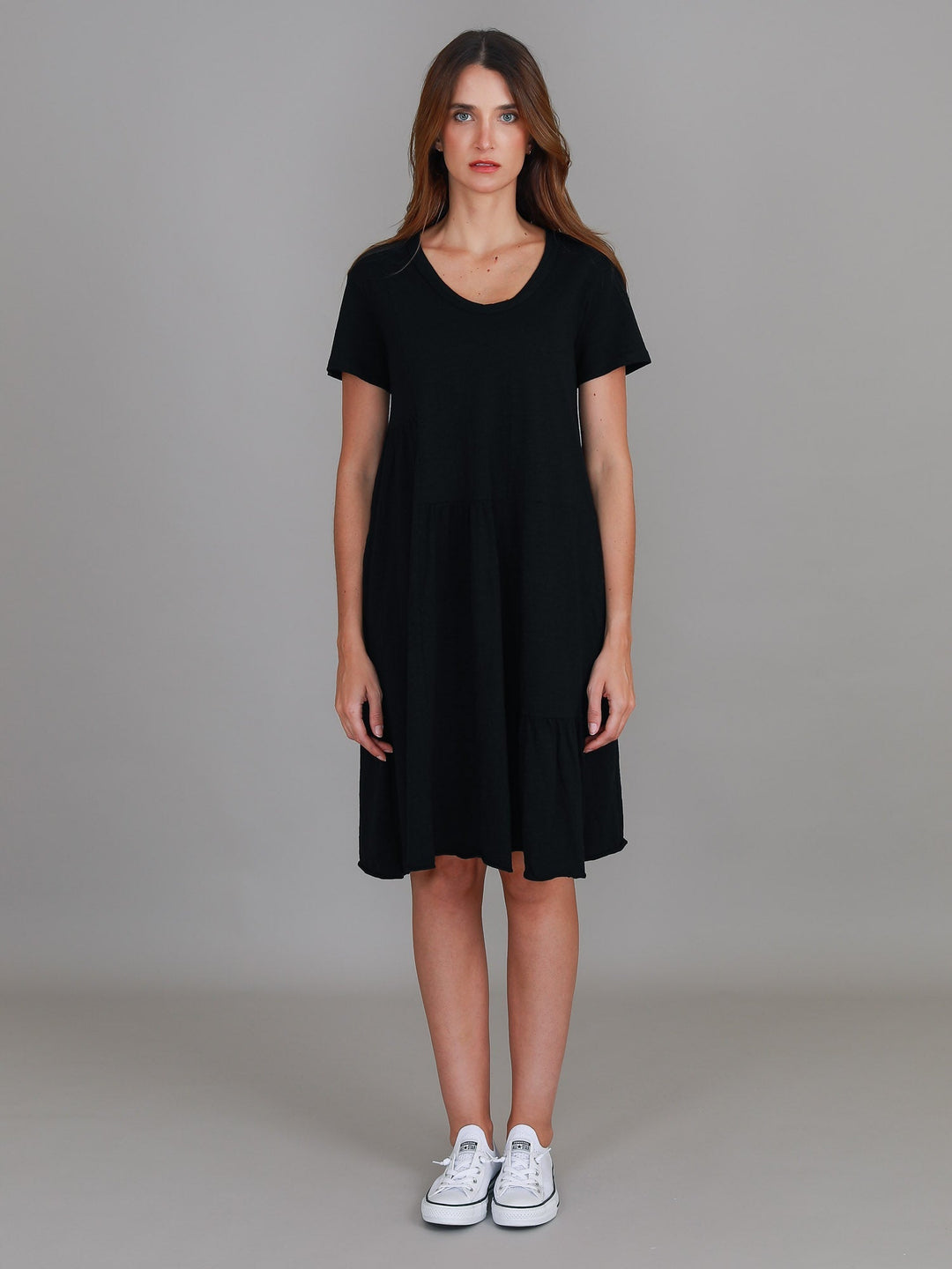 LENA® ELEGANT TIERED DRESS