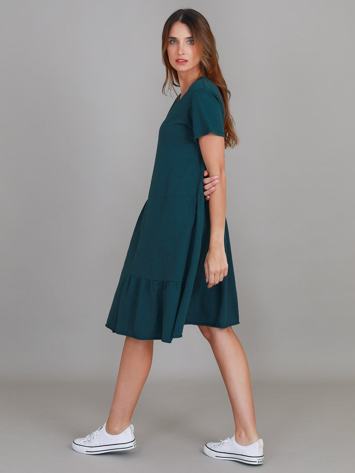 LENA® ELEGANT TIERED DRESS