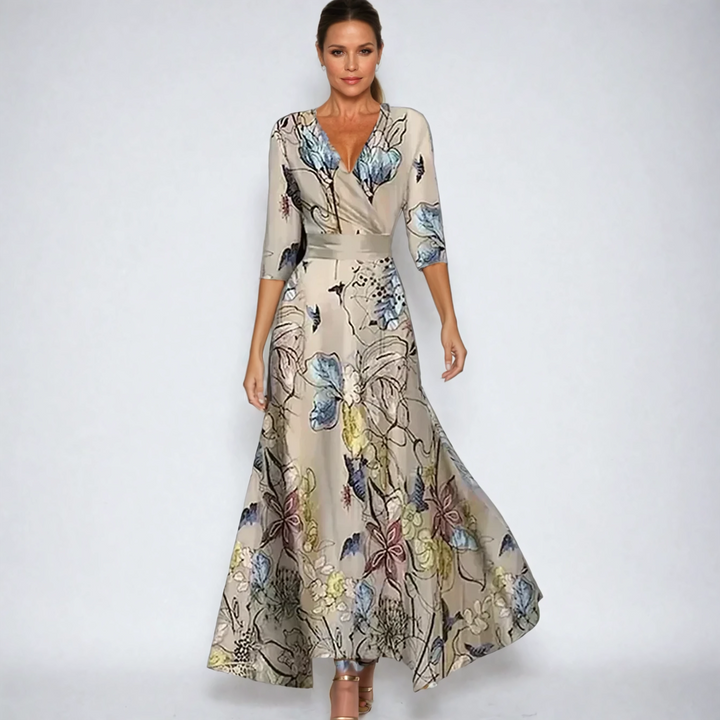 Rosie | Stylish Floral Tie Dress