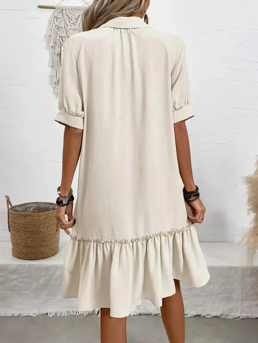 Anna-Rose | Soft Elegance Ruffle Dress