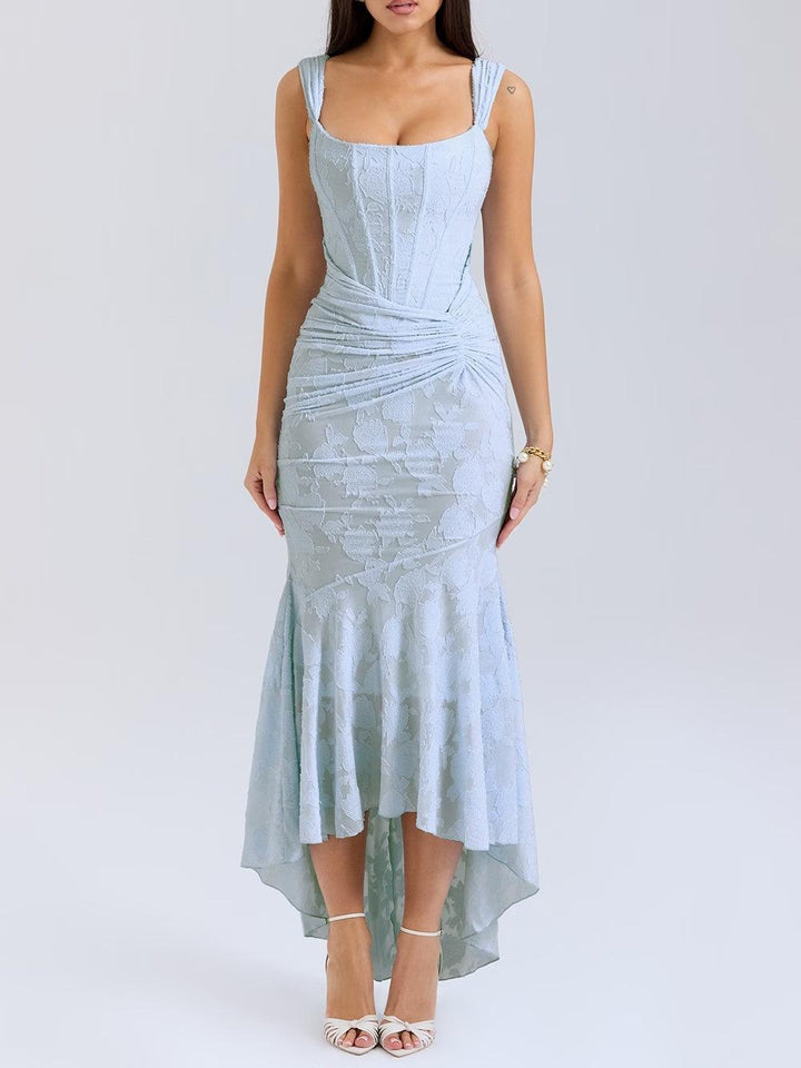 Cesca - Bell floral maxi dress
