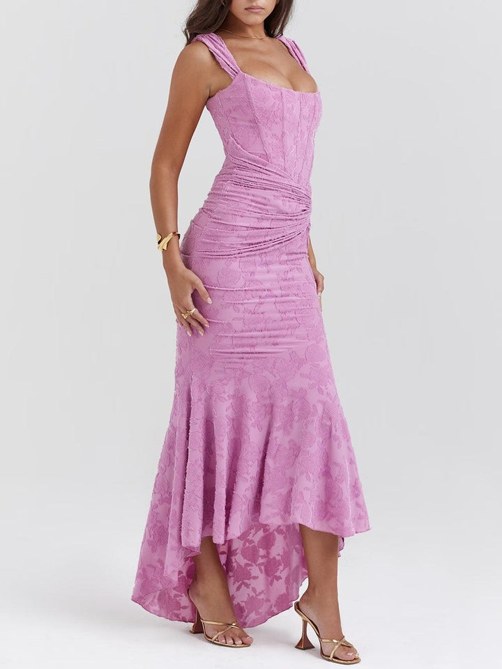 Cesca - Bell floral maxi dress