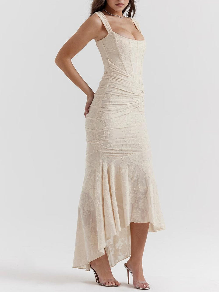 Cesca - Bell floral maxi dress