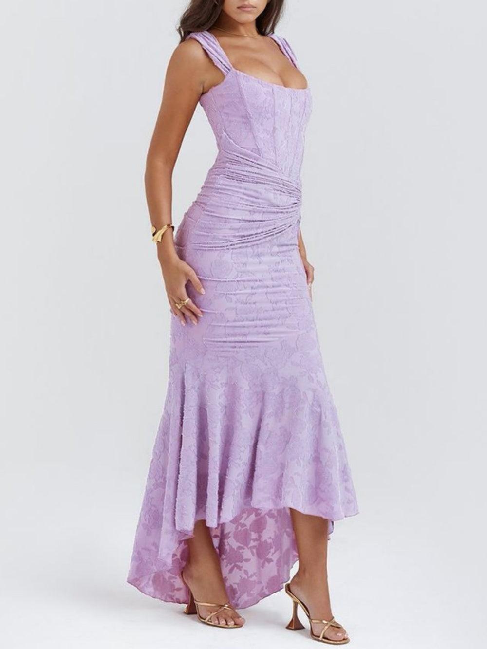 Cesca - Bell floral maxi dress