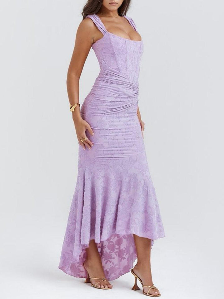 Cesca - Bell floral maxi dress