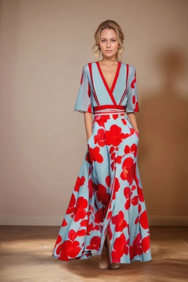 FIO® ELEGANCE FLORAL DRESS
