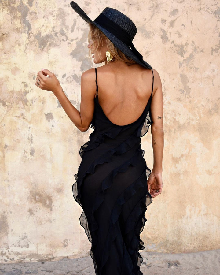 ZARA® DRESS WITH RUFFLES