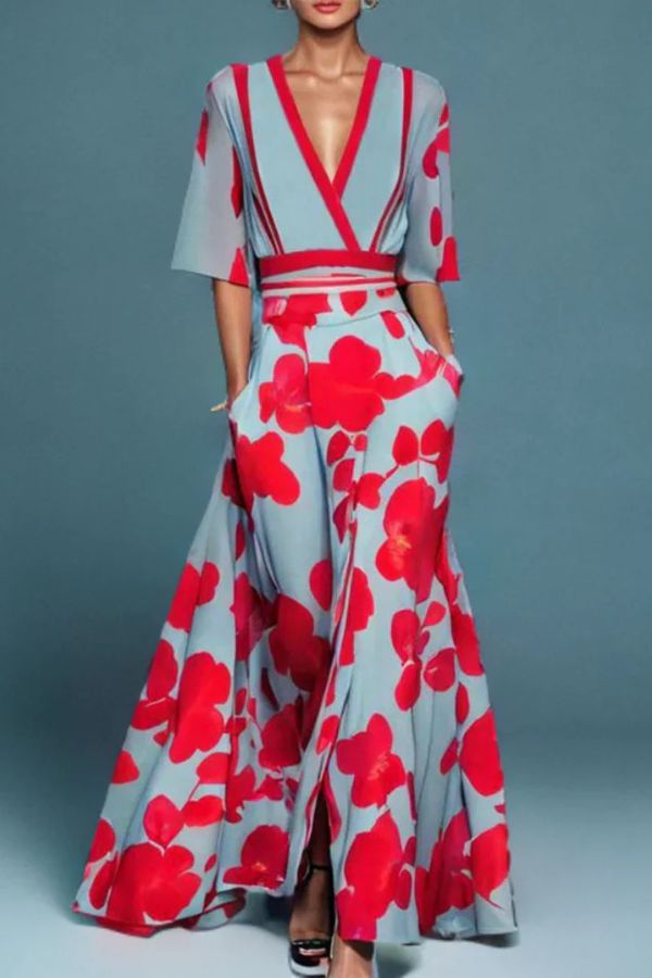 FIO® ELEGANCE FLORAL DRESS