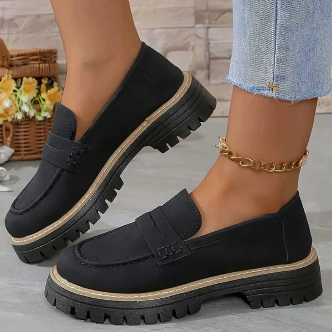 Chaye - Matte British Style Shoes