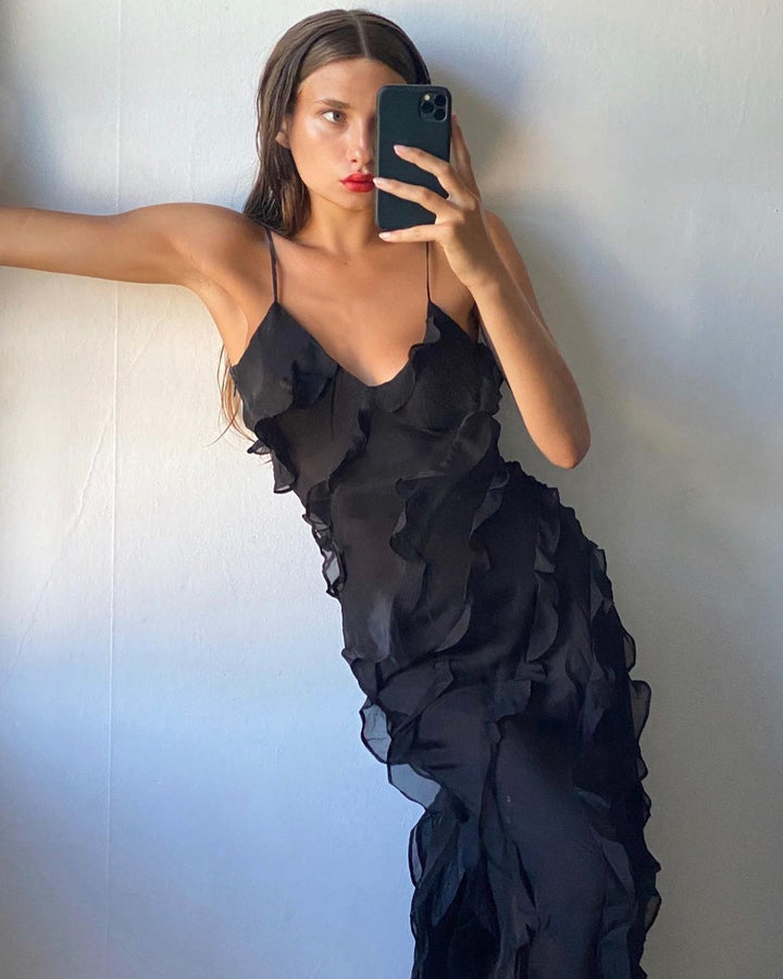 ZARA® DRESS WITH RUFFLES