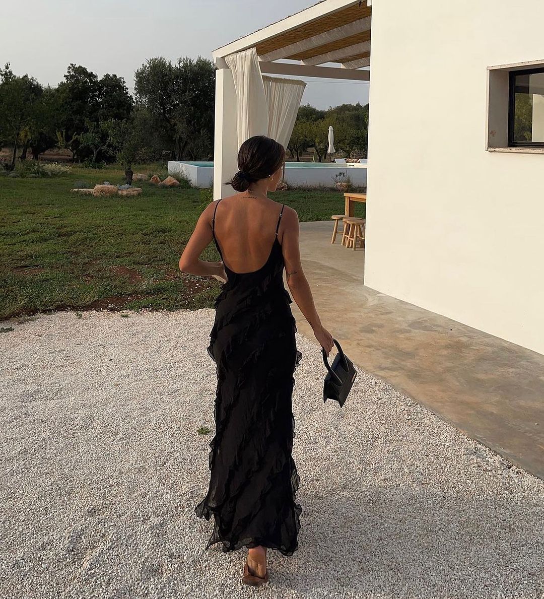 ZARA® DRESS WITH RUFFLES