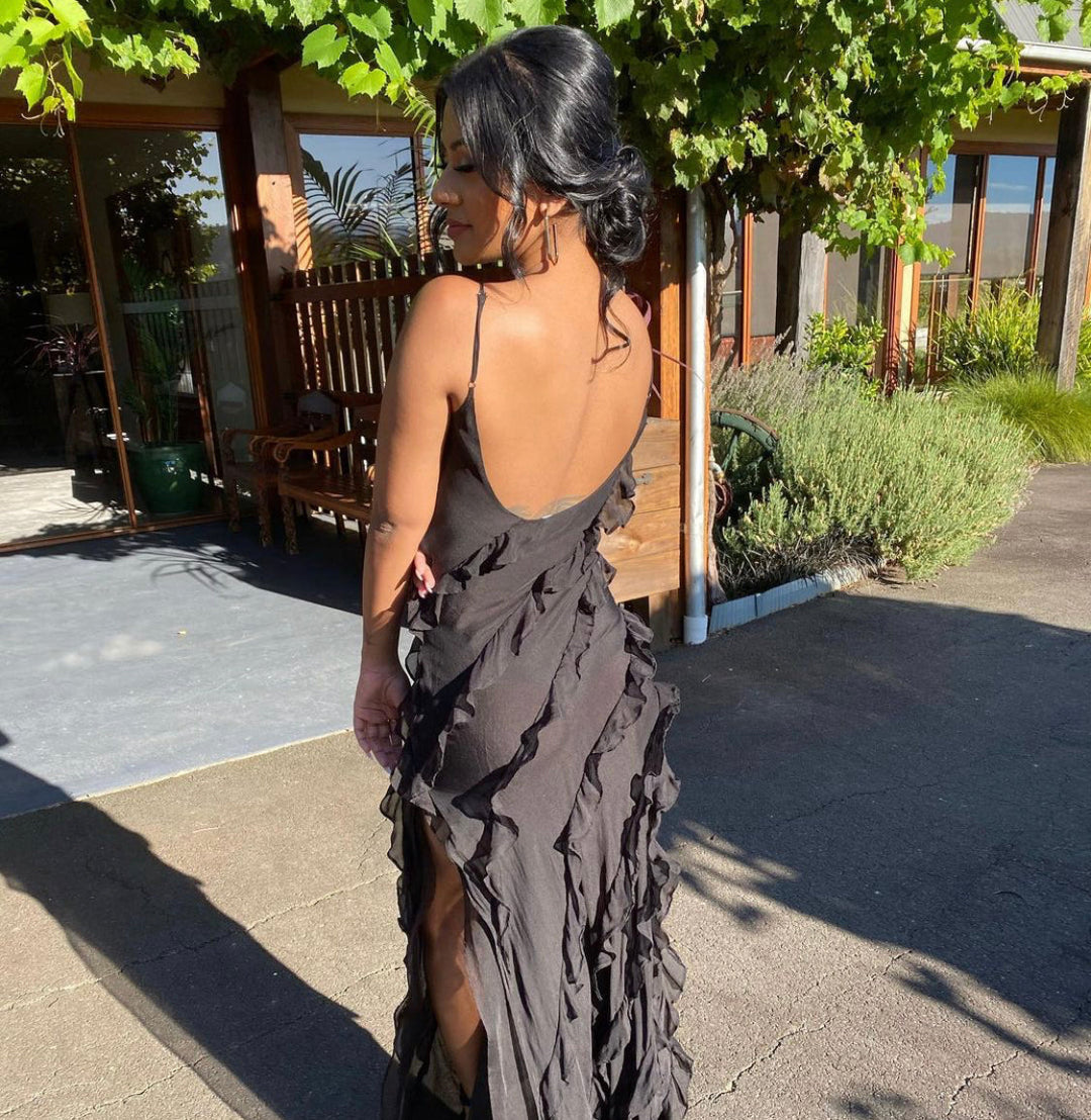 ZARA® DRESS WITH RUFFLES