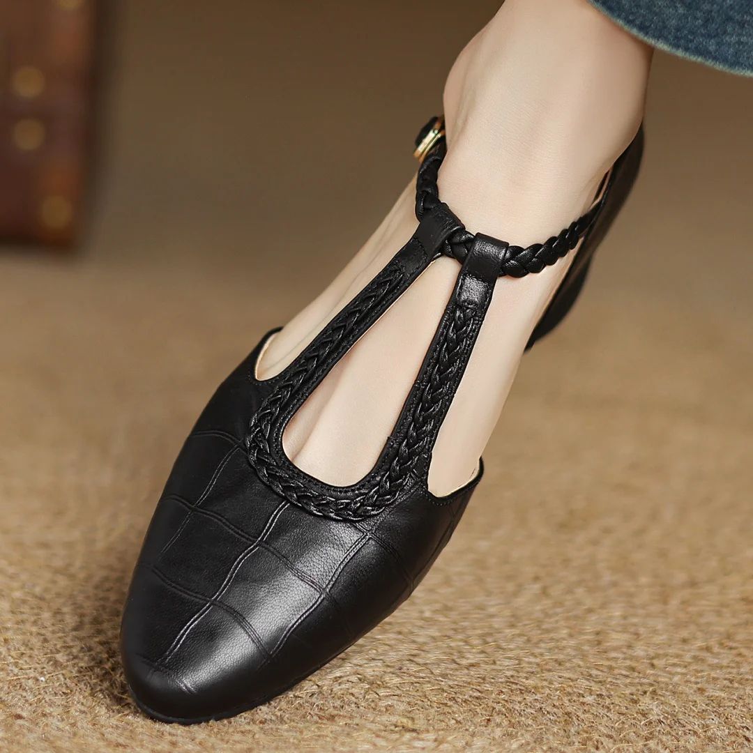Milla | Leather Mary Janes