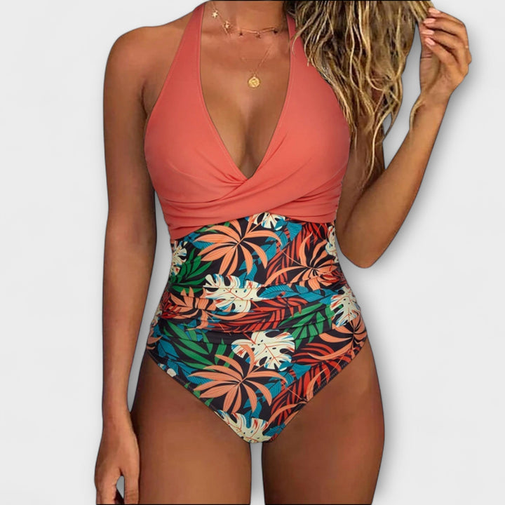Chloe - Stylish V-Neck Swimsuit for Women