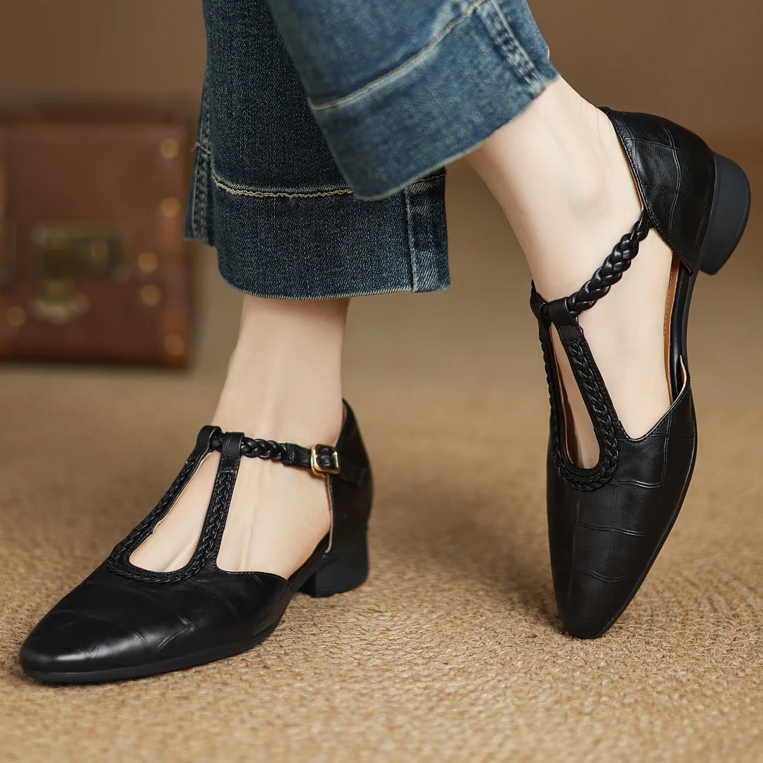 Milla | Leather Mary Janes