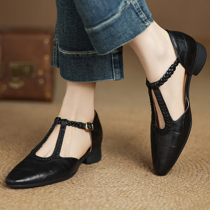 Milla | Leather Mary Janes