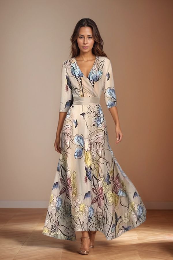 FIO® ELEGANCE FLORAL DRESS