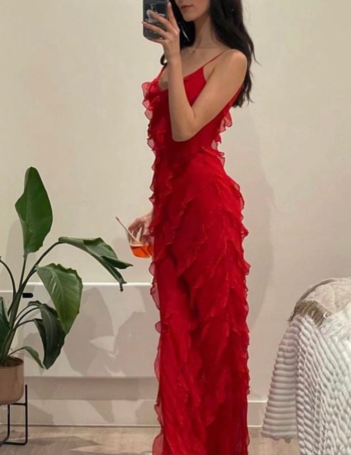 ZARA® DRESS WITH RUFFLES