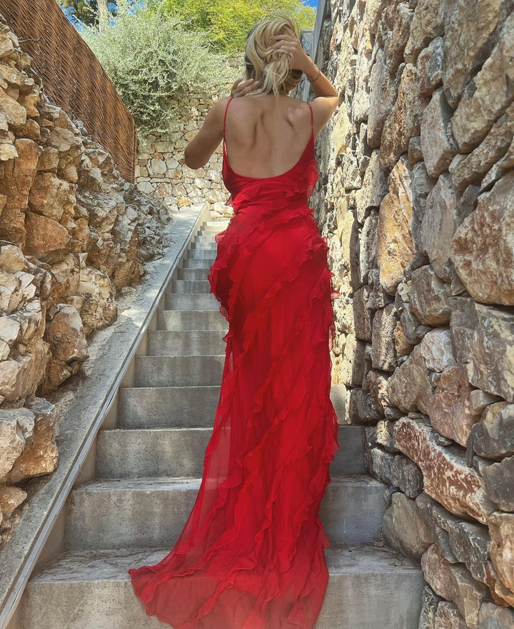 ZARA® DRESS WITH RUFFLES