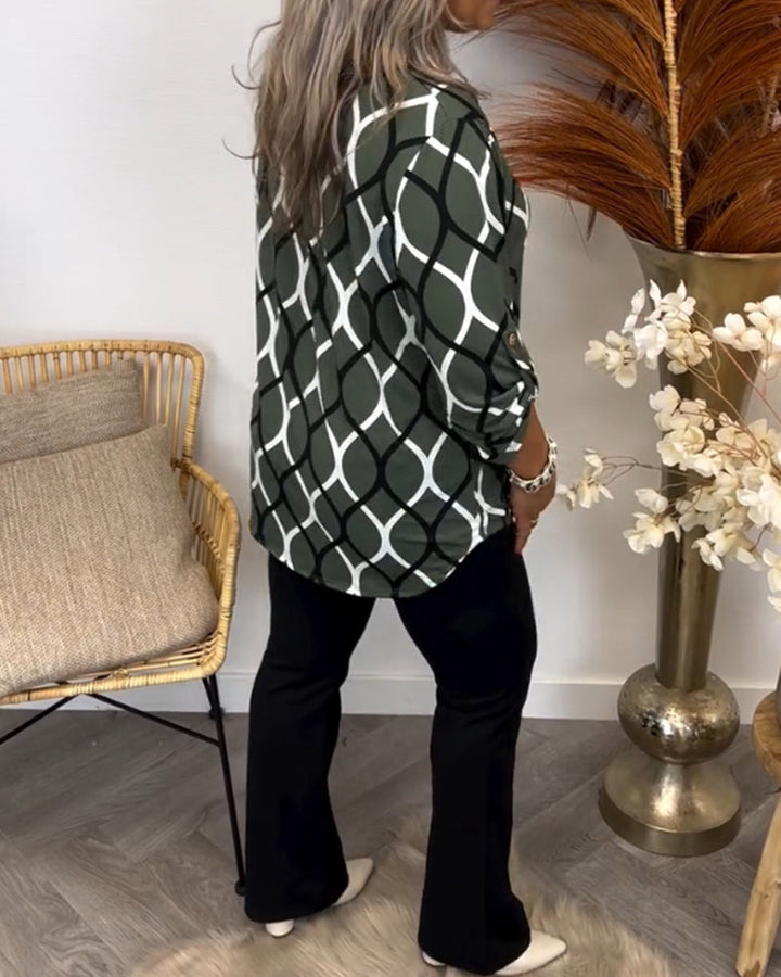 JANNY | CASUAL BLOUSE WITH PATTERN