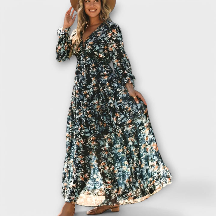 MILY | Elegant Floral Maxi Dress