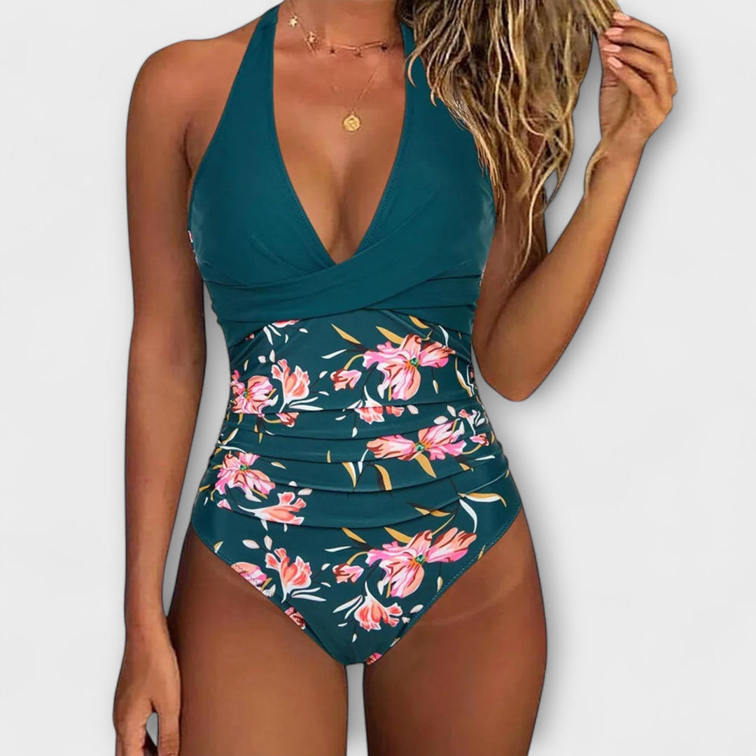 Chloe - Stylish V-Neck Swimsuit for Women