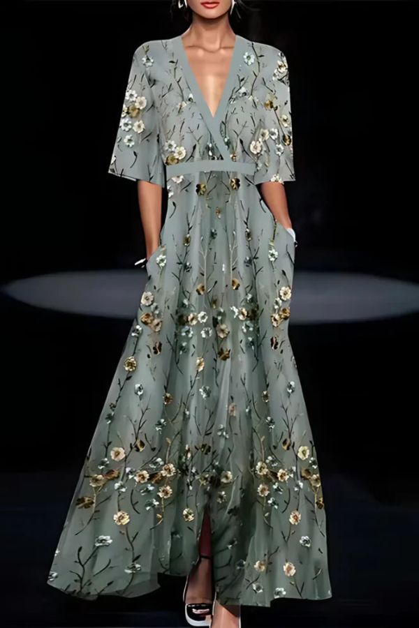 FIO® ELEGANCE FLORAL DRESS