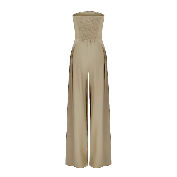 Ceria - Elegant strapless jumpsuit