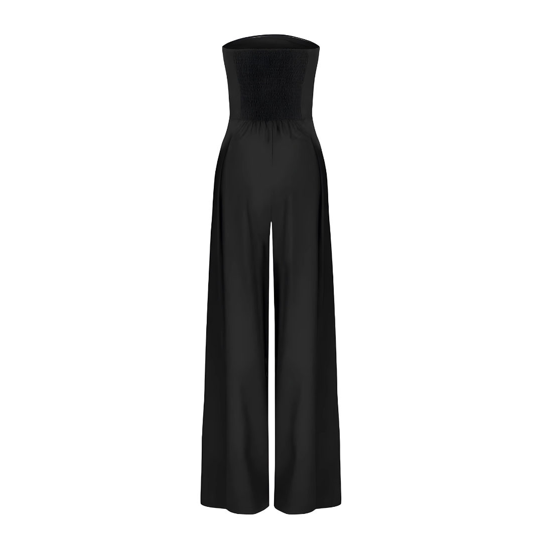 Ceria - Elegant strapless jumpsuit