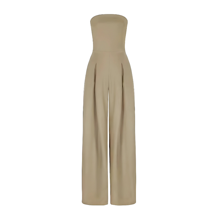 Ceria - Elegant strapless jumpsuit