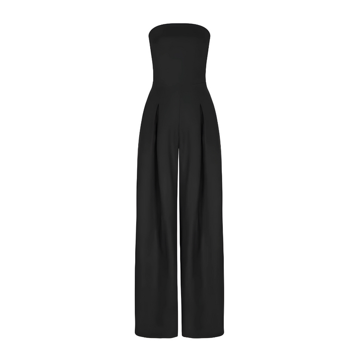 Ceria - Elegant strapless jumpsuit