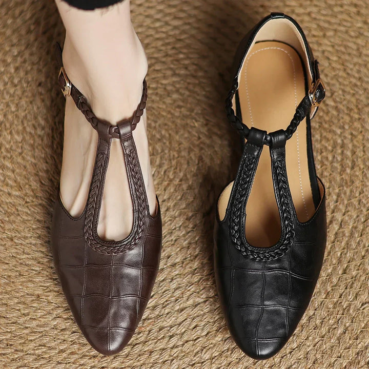 Milla | Leather Mary Janes