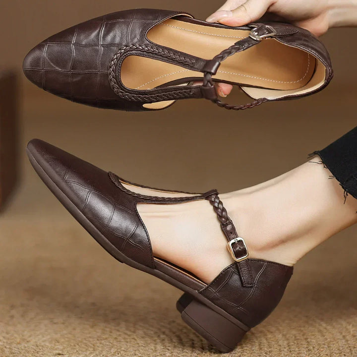 Milla | Leather Mary Janes
