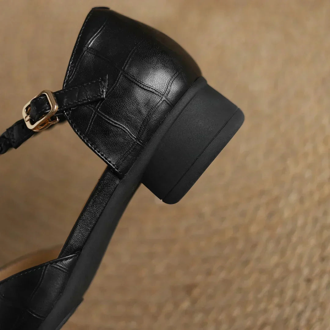 Milla | Leather Mary Janes