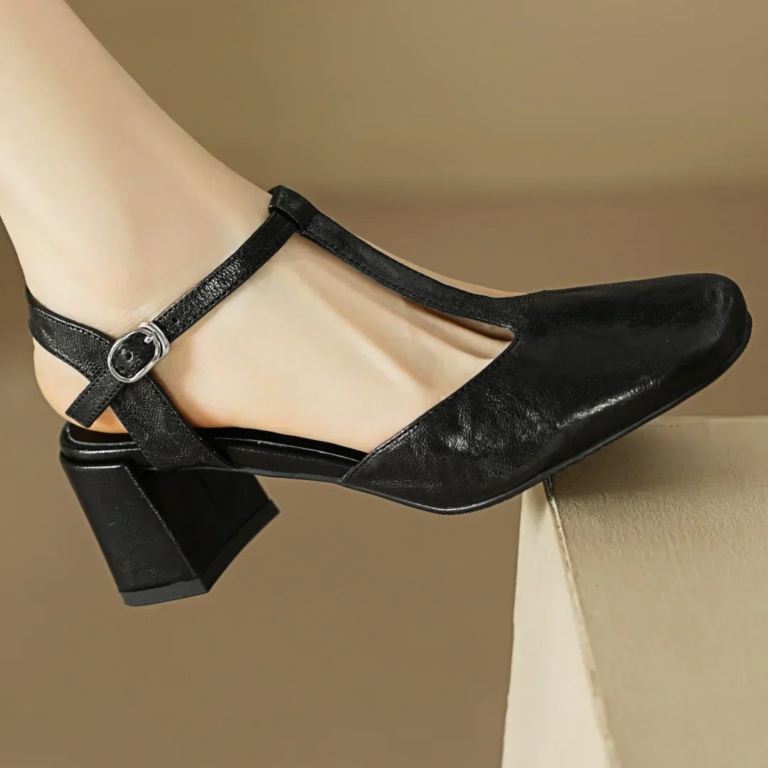 Kace | Leather Mary Janes
