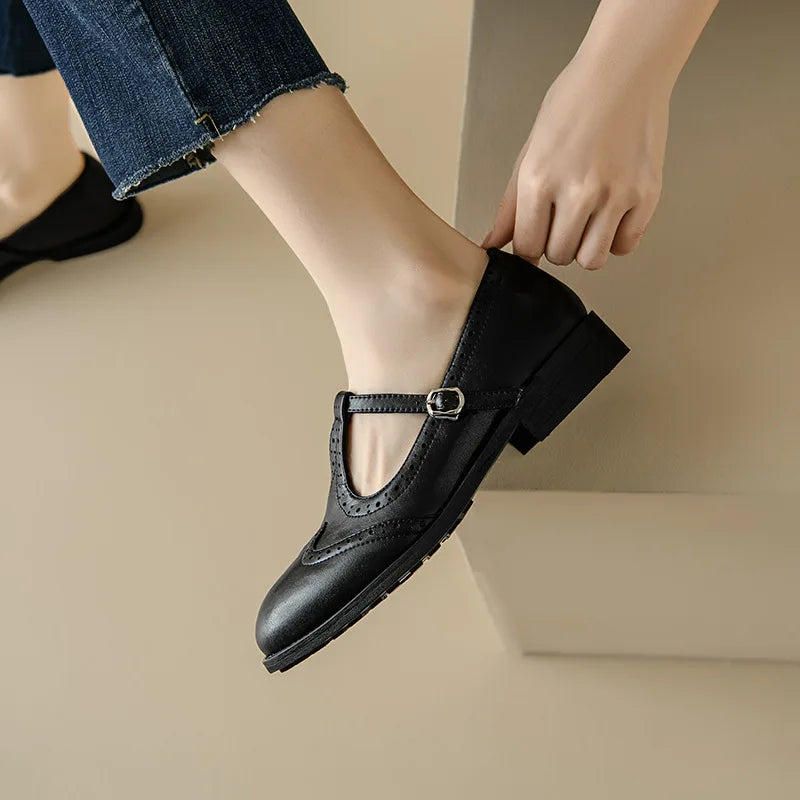 Lincy | Elegant T-Strap Mary Janes