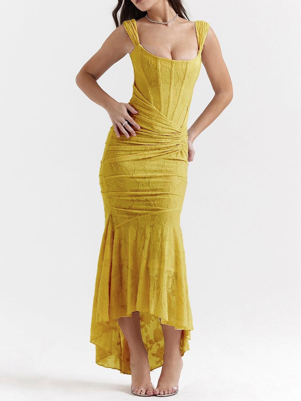 Cesca - Bell floral maxi dress