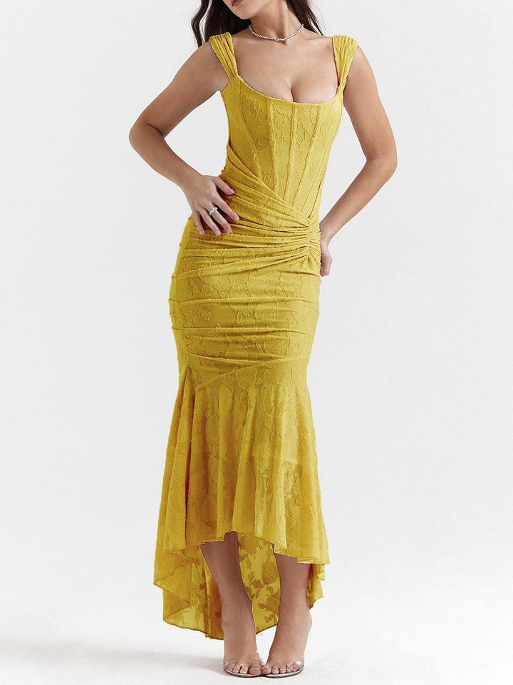 Cesca - Bell floral maxi dress
