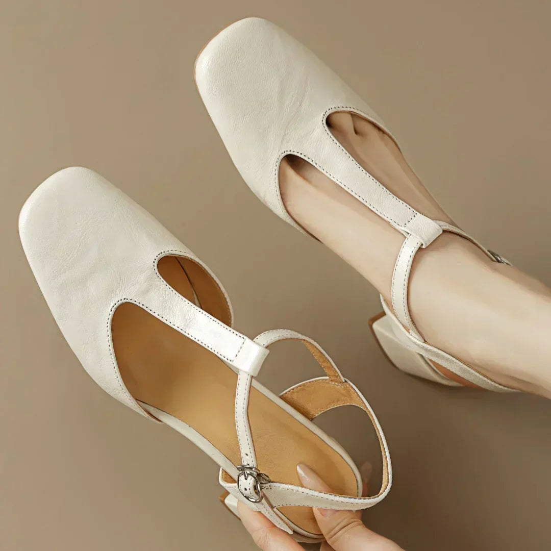 Kace | Leather Mary Janes