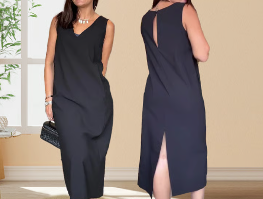 Clara – Modern Fit Dress with Back Zipper
