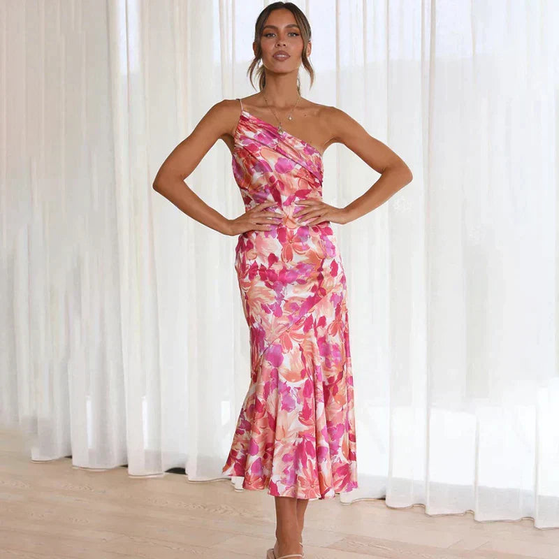 ELIZE® DRESS WITH ONE-SHOULDER STRAP