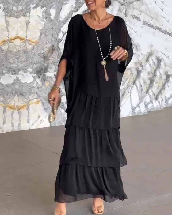 AURORA | Elegant Tummy Covering Maxi Dress