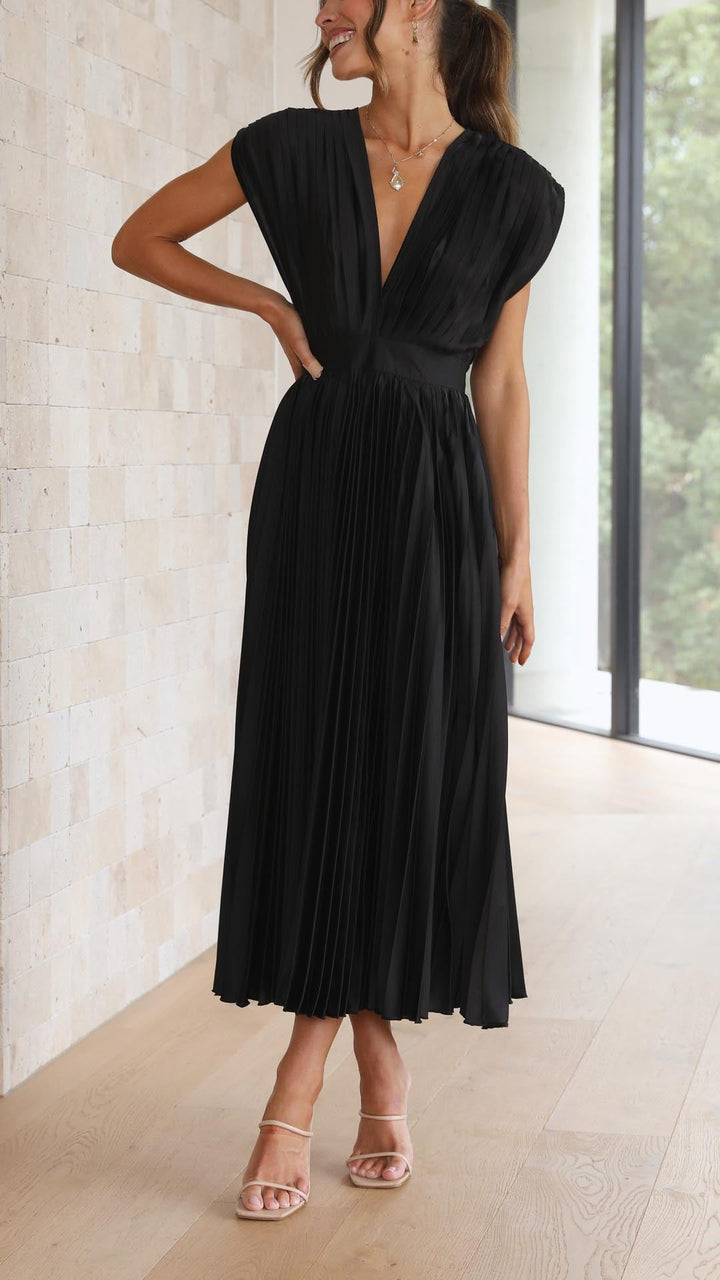 ALEXIS® ELEGANT PLEATED DRESS