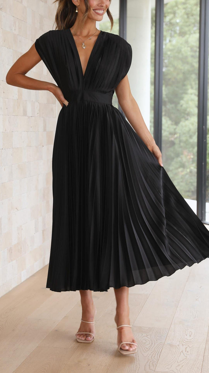 ALEXIS® ELEGANT PLEATED DRESS